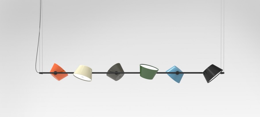 030453 Линейный подвес 6 разноцветный Marset Tam Tam  - Вид №2