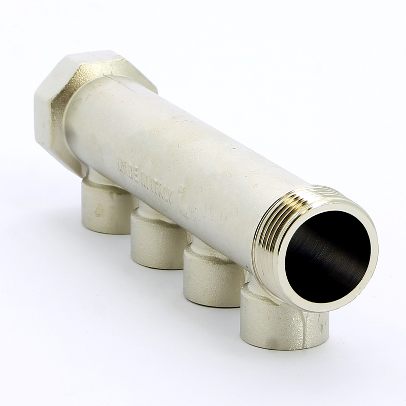 Коллектор НВ 1" никелированный ITAP 4 выхода 1/2"В 38мм 45014 - Вид №3