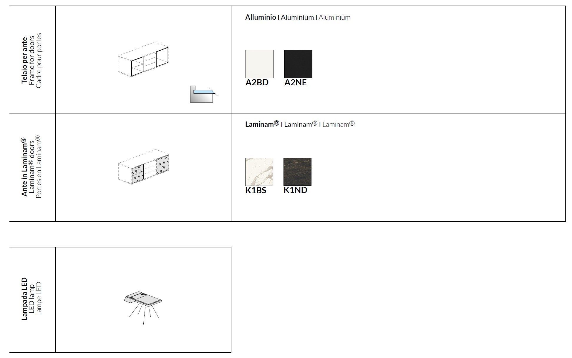Низкий офисный шкаф из дерева и стекла About Office Bold58 ARCH-00070078 - Вид №6