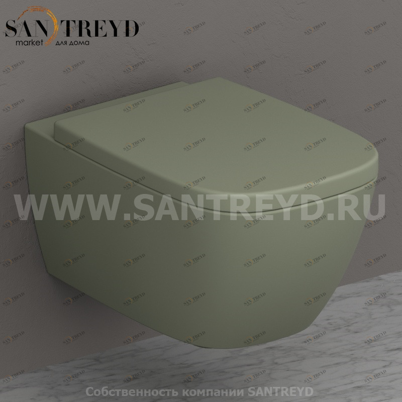 GNS02LI Подвесной унитаз настенный Зеленый Ceramica Globo GENESIS Италия