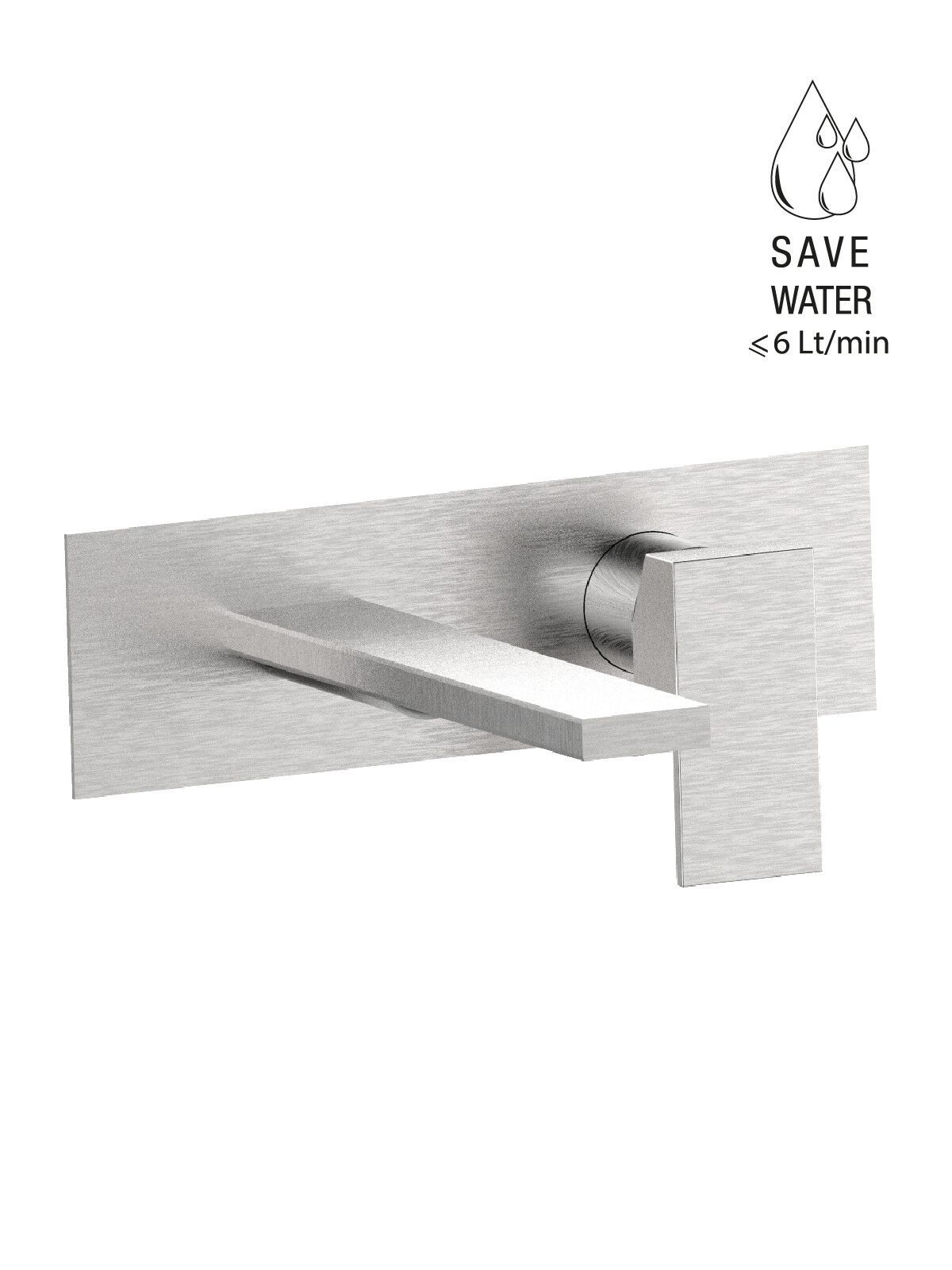 Настенный смеситель для раковины с пластиной без слива Rubinetterie Frattini Vita Due ARCH-00054452 - Вид №53