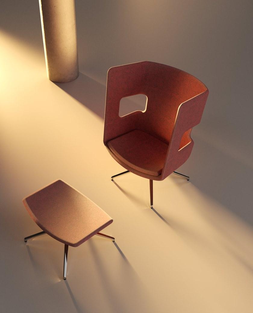 IBEBI Кресло из ткани с 4 спицами Zeus sun-id-1358438 - Вид №1