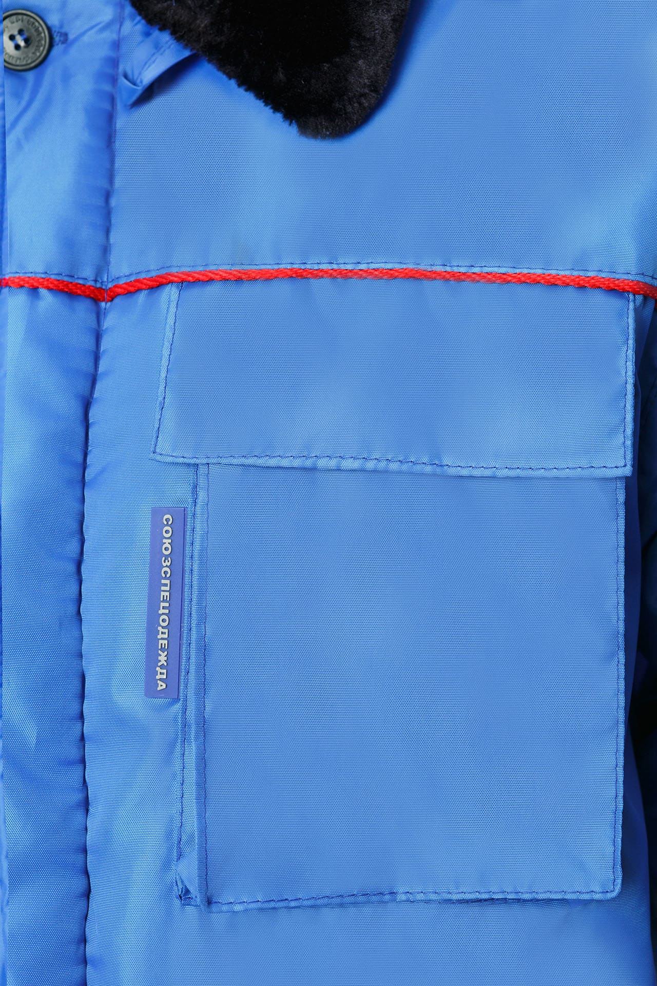 63745 Костюм "Эксперт-К" зимний ткань "Оксфорд" василек  Зимняя спецодежда  размер 52-54/182-188  - Вид №8
