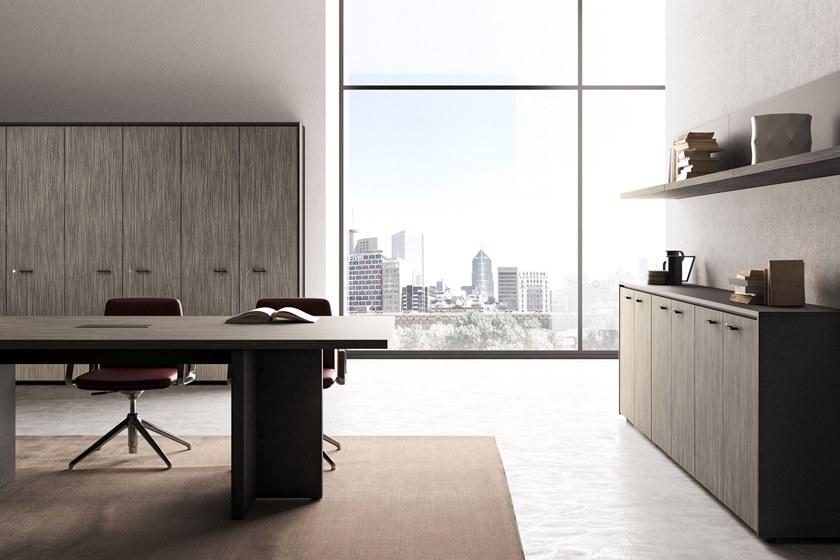 Las Mobili Прямоугольный стол для совещаний с системой управления кабелями Elite sun-id-1461939 - Вид №3