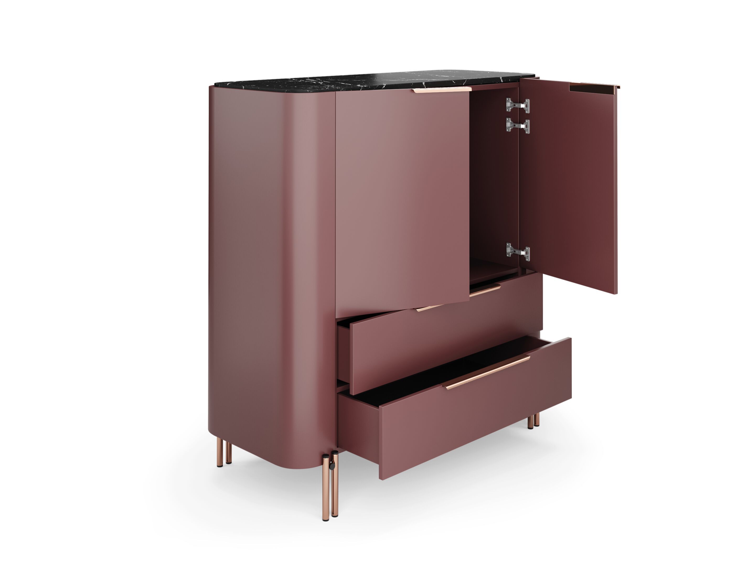 Деревянный шкаф с распашными дверцами PRADDY Natur ARCH-00124844 - Вид №2