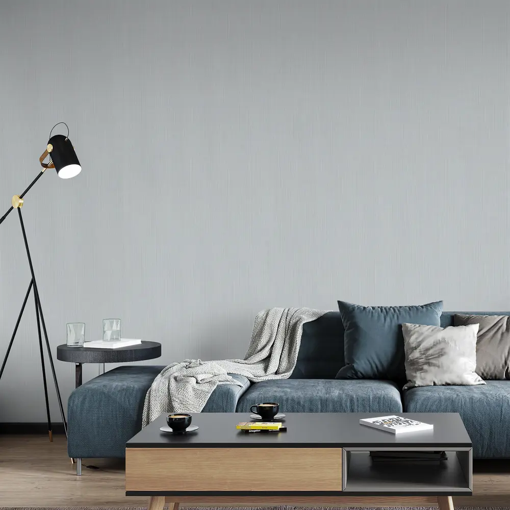 Обои флизелиновые Wallsecret Mercury серые 1.06 м 8777-19 STLM-2102813 - Вид №3