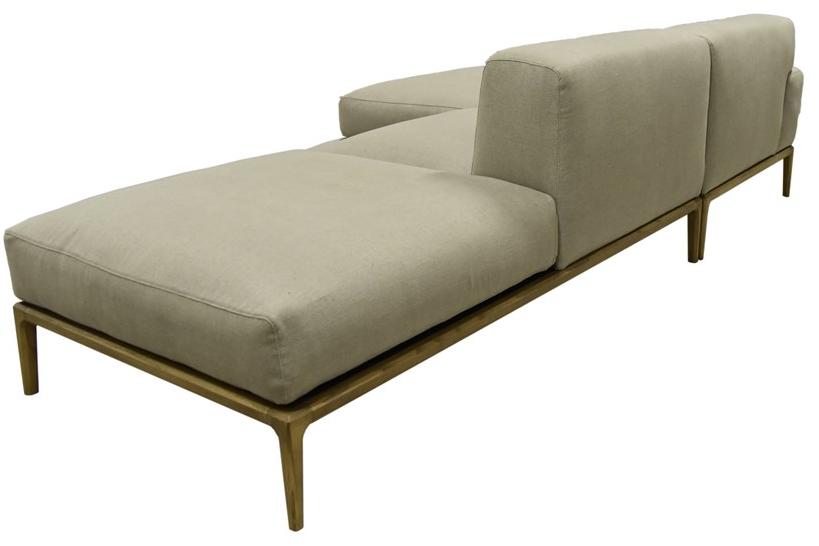 Morelato Диван из ткани с шезлонгом Bellagio sun-id-1428429 - Вид №2