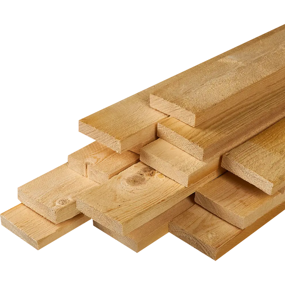 Santreyd - Нестроганая строительная доска 50×200×6000 мм из хвои 82120489 STLM-0019563 - Вид №1