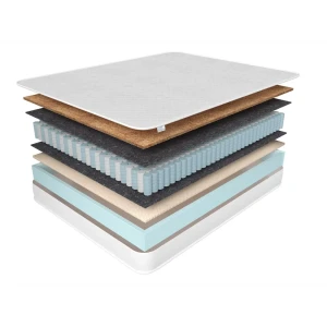 90672063 Матрас Corretto Roll Night Trend 110x200x16 см, независимый пружинный блок, полутораспальный, кокосовый STLM-1322072