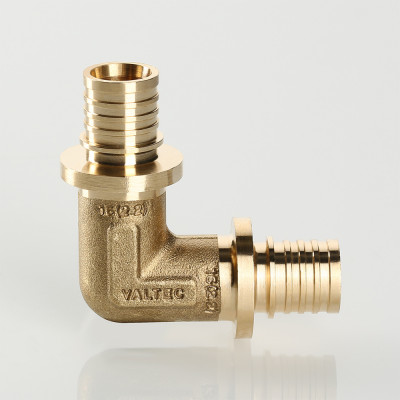 VTm.451.BG.002020 Фитинг аксиальный универсальный – угольник надвижной Valtec 20 (2,8) мм х 20 (2,8) мм  - Вид №8