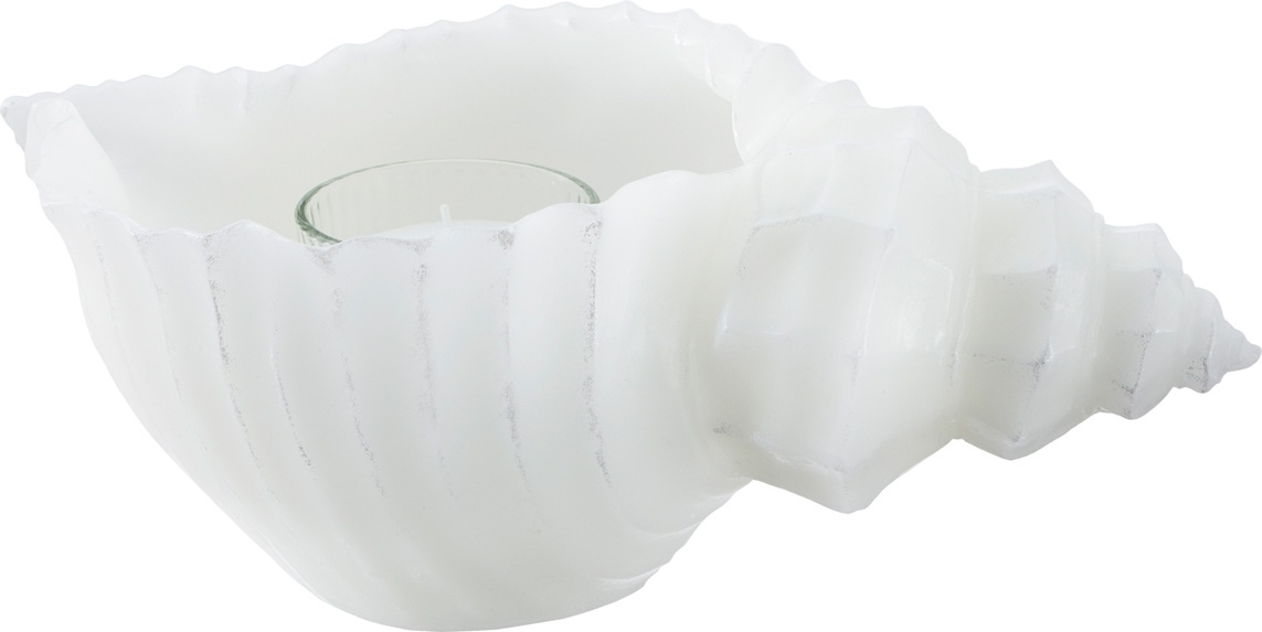 10564901 Point a la ligne Свеча 10,5см "Раковина" (белая) Воск 