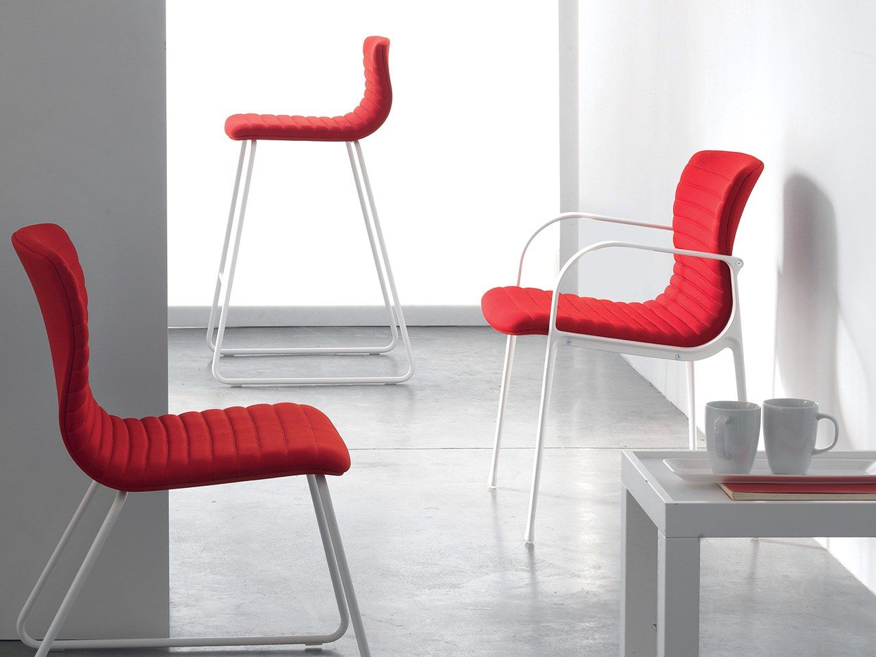 Высокий табурет из ткани VAGHI Union Guest ARCH-00083441 - Вид №4