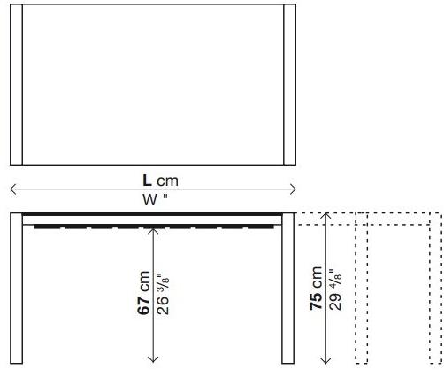 Kristalia Раздвижной стол из алюминия и дерева Sushi sun-id-1356585 - Вид №2