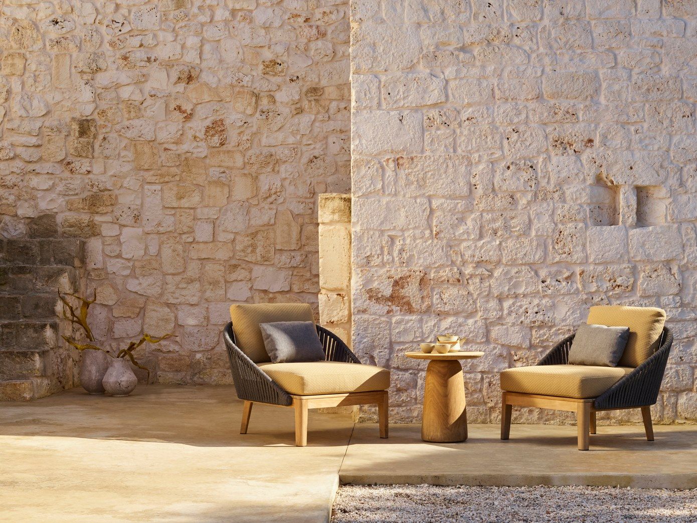 2-местный тканевый мягкий садовый диван TRIBÙ Mood ARCH-00078198 - Вид №6