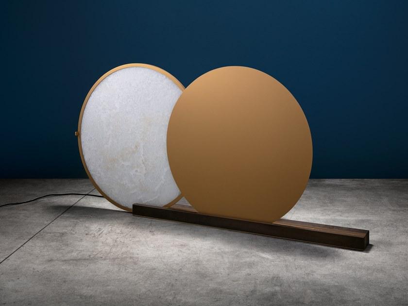 Catellani & Smith Светодиодный торшер из алебастра и латуни Alchemie sun-id-1420402 - Вид №1