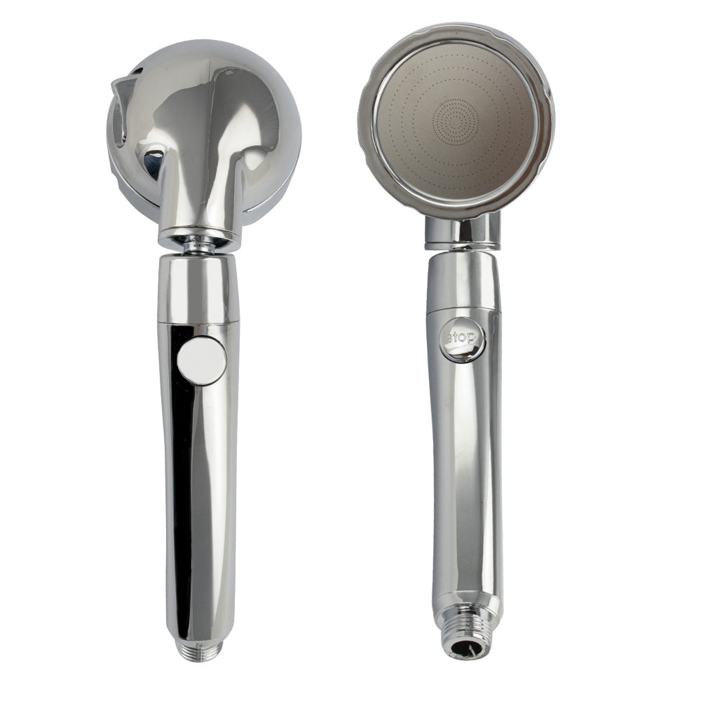 GFmark - Лейка душевая, 2 режима, массажная, с ультратонким распылением, код: 6023  - Вид №3