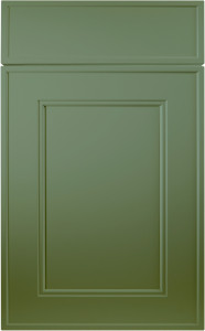 Фасады для кухни Модерн Фрезеровка «Николь» 802 Зеленый