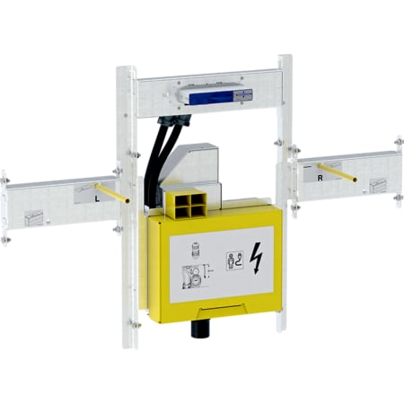 461.474.00.1 Комплект Geberit GIS для раковины Geberit ONE и встраиваемого в стену смесителя Geberit ONE, с внутристенным поворотным сифоном, с внутристенным Clou Geberit 