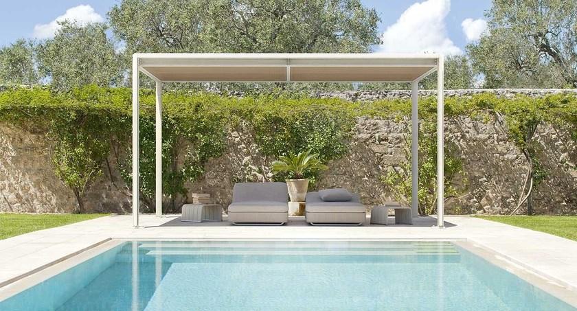 Paola Lenti Беседка из алюминия и дерева sun-id-1388684 - Вид №2