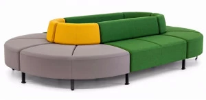 ACTIU Модульная тканевая скамья со спинкой Bend