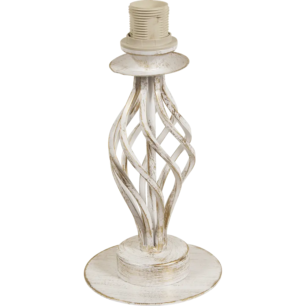 14940327 Основание настольной лампы Vitaluce Мелодия 1 лампа 3м² Е27 цвет бело-бежевый матовый с золотом STLM-0005159  - Вид №2