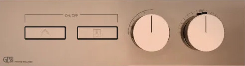 Смеситель для душа 63012 030 Gessi Hi-fi МЕДЬ PVD