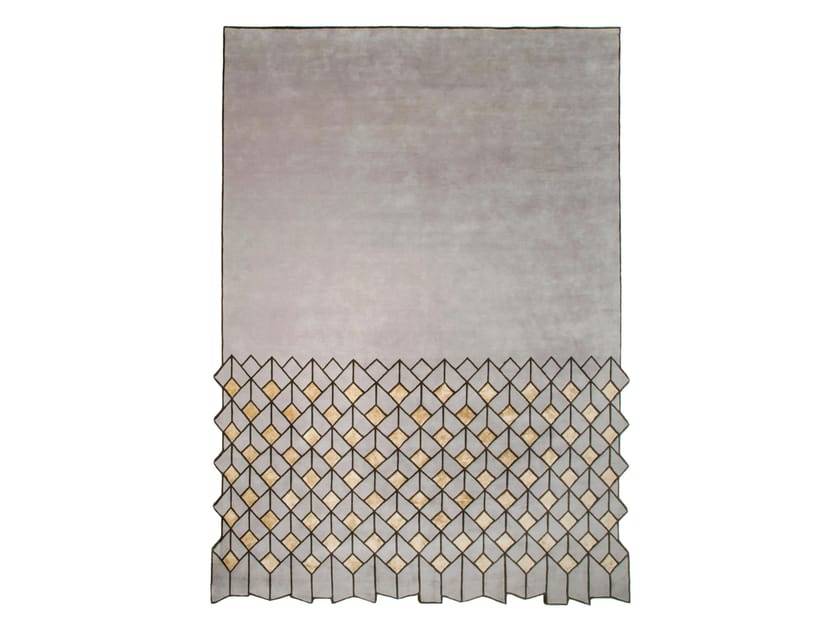 Прямоугольный шерстяной ковер Natuzzi Italia NEW DECÒ ARCH-00051895