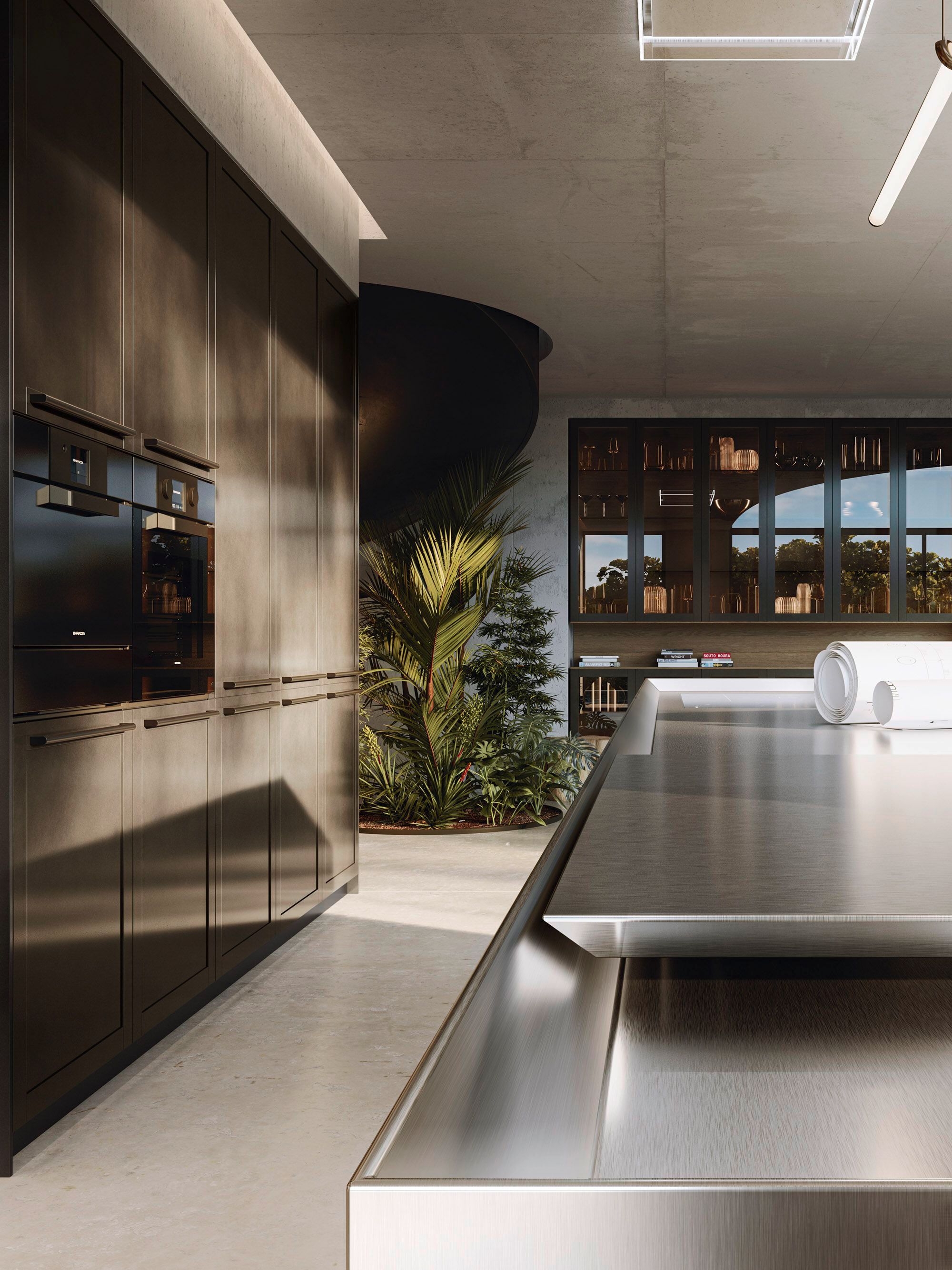 Встроенная кухня с островом Arrital Ak_Project ARCH-00104879 - Вид №5