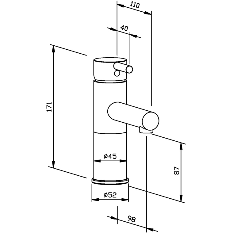931267 Смеситель для раковины WA200 WAGNER_EWAR A-LINE Wagner Ewar  - Вид №1