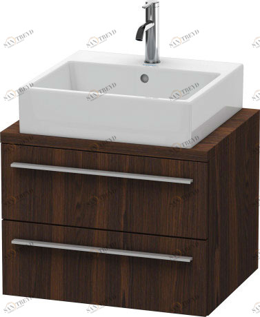 XL540506969 Тумбочка для компактной консоли X-Large #XL5405 600 x 478 мм Орех брашированный (натуральный шпон) Duravit