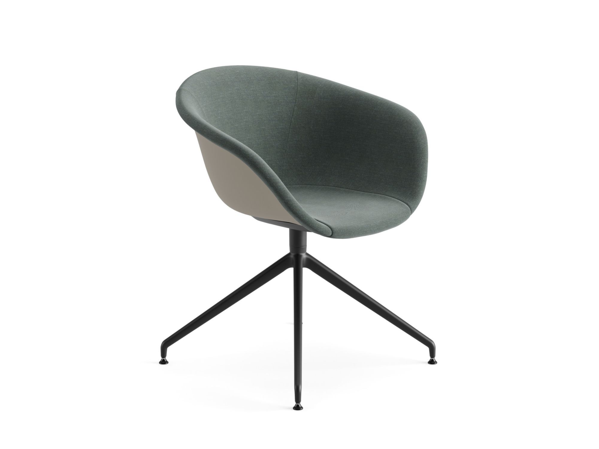 Стул на насесте, частично обтянутый тканью Arper Duna 02 ARCH-00104758 - Вид №7