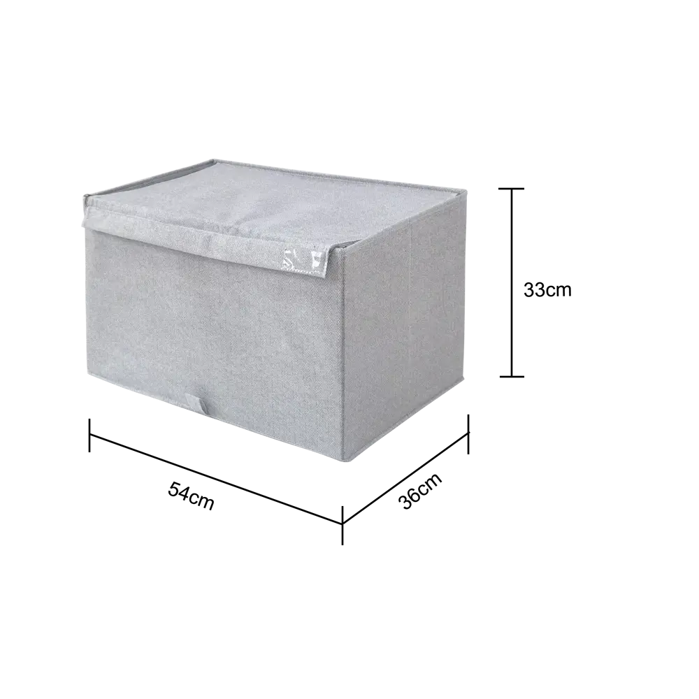 Коробка для хранения Konsensa с крышкой 54×36×33 см 89397833 STLM-1570326
