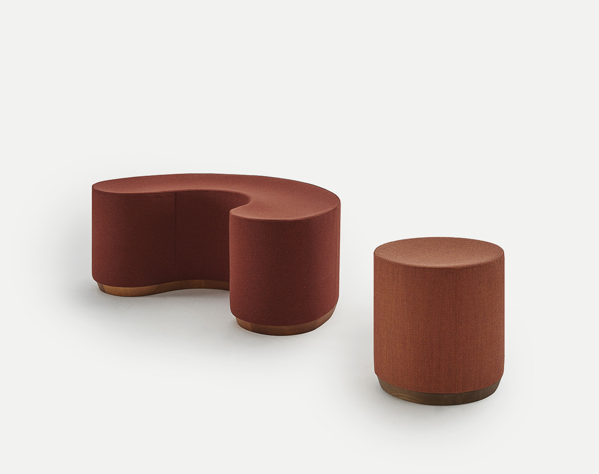 095442 Банкетка полукруглая SANCAL Dividuals - Вид №3