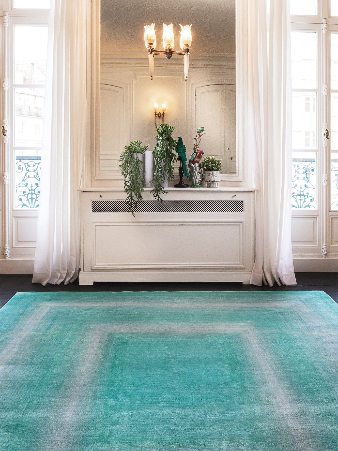 Шелковый прямоугольный ковер ручной работы Edition Bougainville Chromatic ARCH-00003409