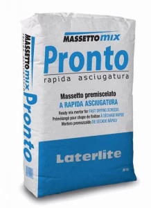 Laterlite Быстросохнущая готовая стяжка Massettomix