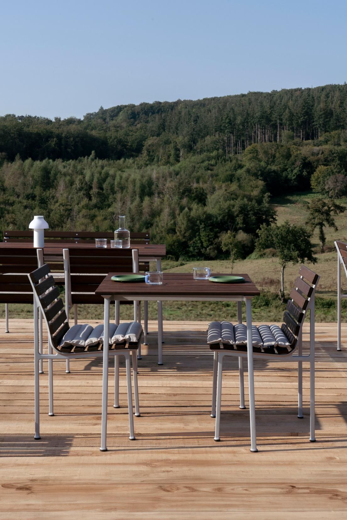 Прямоугольный садовый стол из ясеня Hay Траверс ARCH-00128266 - Вид №9