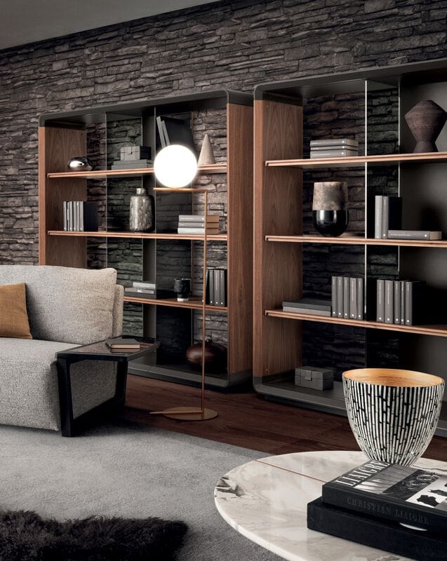 Деревянный отдельно стоящий книжный шкаф i 4 Mariani Herman ARCH-00002243 - Вид №3