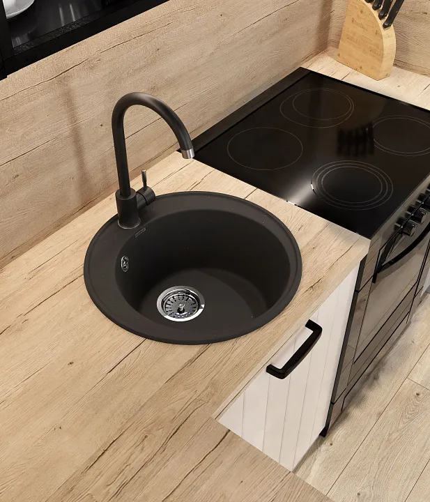 Кухонная мойка Кварц QUARZ S651 GranFest 8-S651 - Вид №1