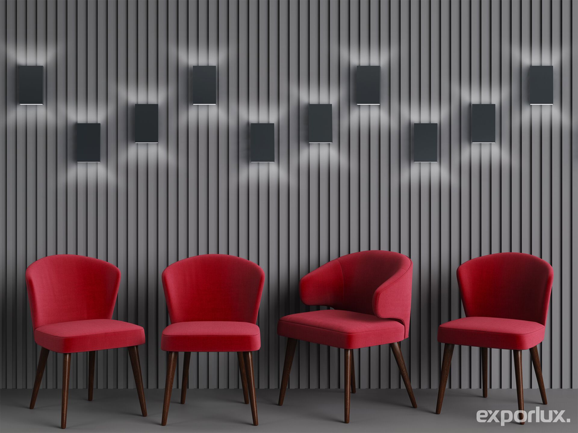 Термокрытый алюминиевый светодиодный настенный светильник Exporlux FLASH PA ARCH-00021587