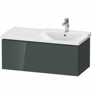 LC615003838 Тумбочка подвесная L-Cube #LC6150 1020 x 481 мм Доломитово-серый глянцевый лак