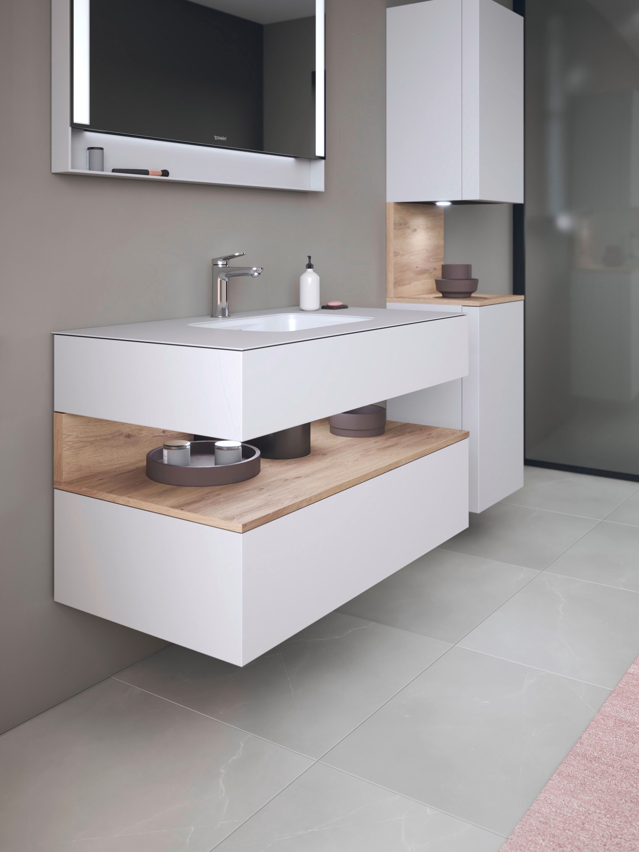 Керамическая прямоугольная встраиваемая раковина Duravit Qatego ARCH-00008089 - Вид №5