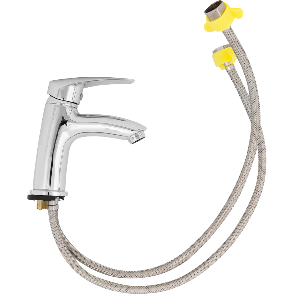 Смеситель для раковины Alfi однорычажный цвет хром ORANGE STLM-2151199 - Вид №1