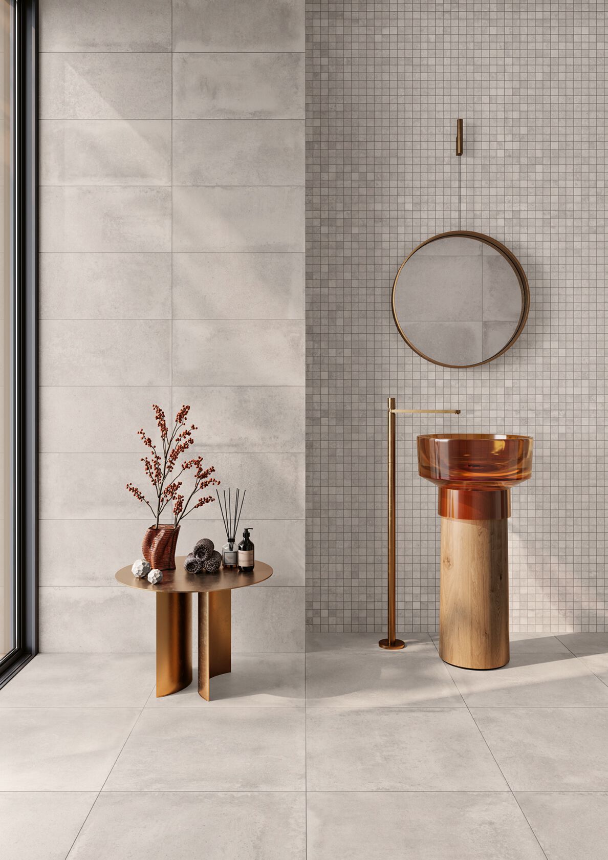 Пол / керамогранит с эффектом цемента Love Tiles Legacy ARCH-00088341 - Вид №10