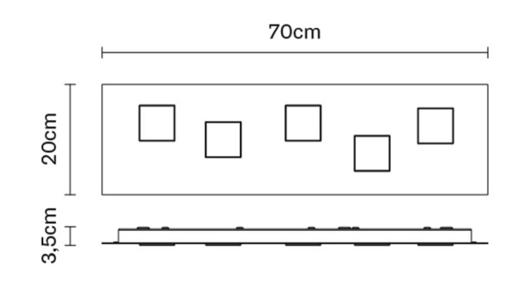 Алюминиевый светодиодный потолочный светильник Fabbian Квартал ARCH-00088310 - Вид №13