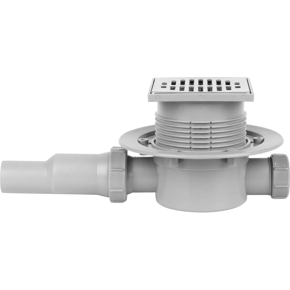 Трап для душа McAlpine 115x115 мм сухой затвор MRFG3-PB STLM-2100533 - Вид №2