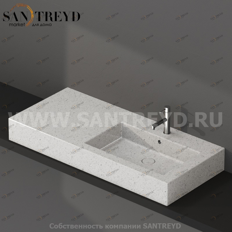 IN116DAGG Подвесная раковина настенная прямоугольная Ceramica Globo  белая 