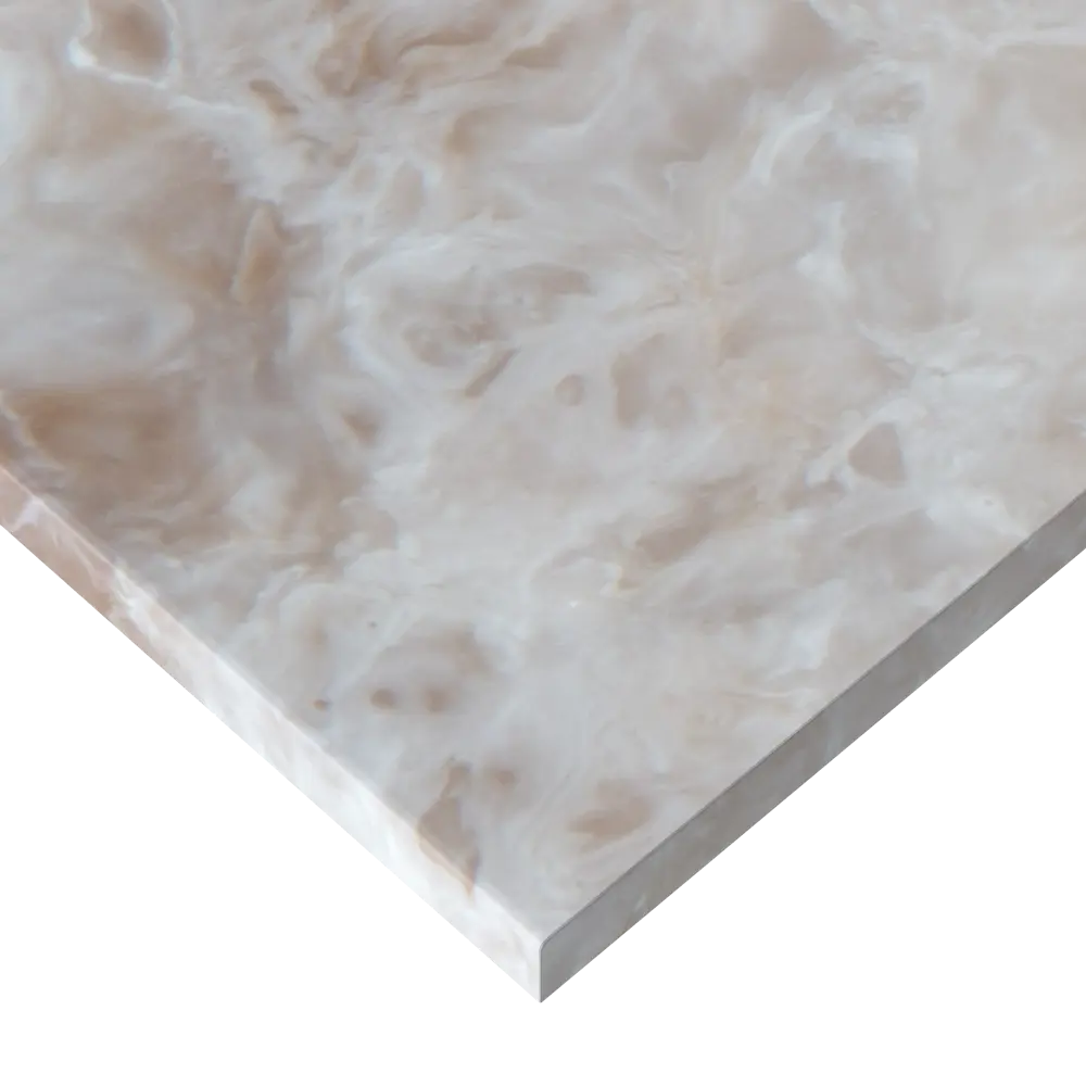 Столешница Раффиа 120x60x2 см искусственный камень цвет бежевый Santreyd STLM-2041119 - Вид №2