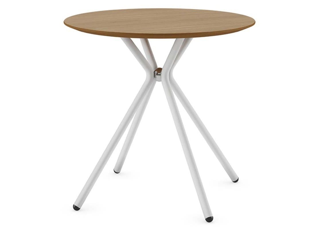 Круглый ламинированный стол с металлическим основанием Ersa Kilig ARCH-00001680