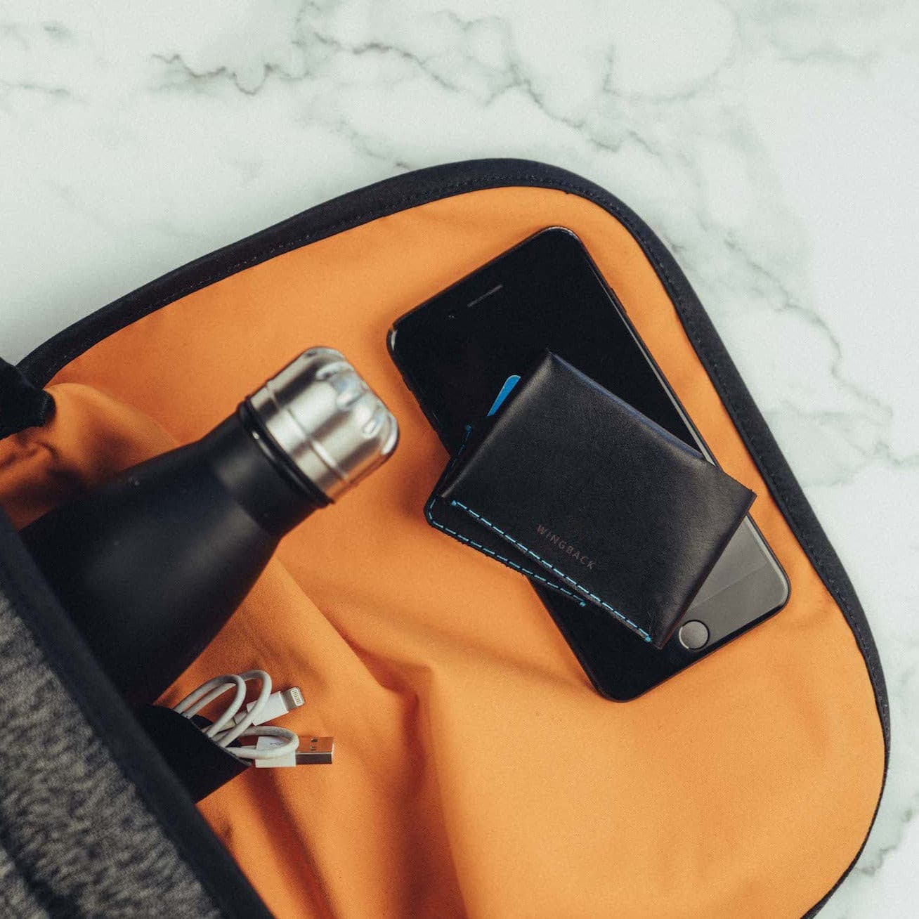 W102CHES Карточный кошелек - Каштан Wingback  - Вид №2