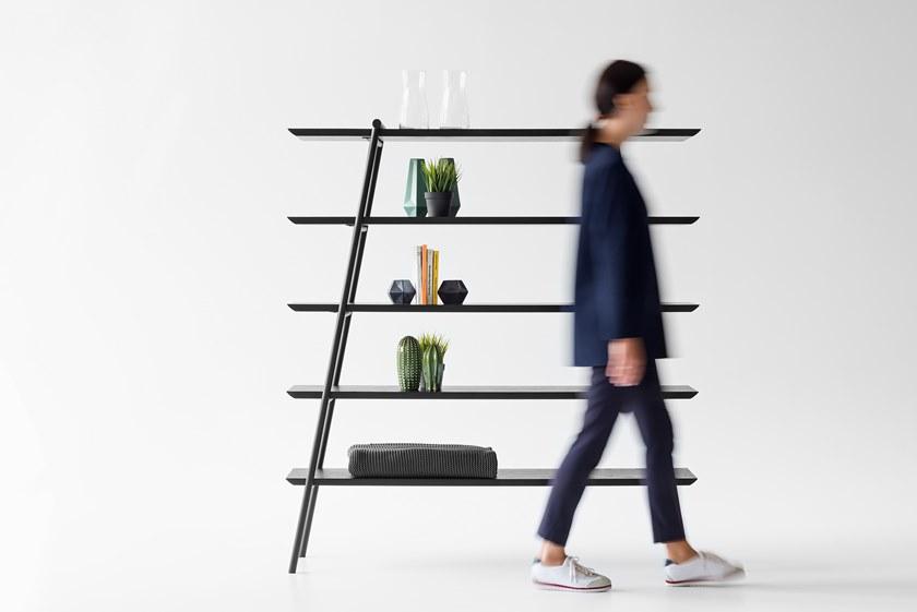 Zegen Открытый двусторонний книжный шкаф из стали и дерева Duoo Santreyd sun-id-1477623 - Вид №13